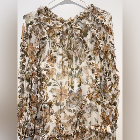 NWT AU2 Zimmermann Chintz Floral Frill Minidress - Picture 11 of 16